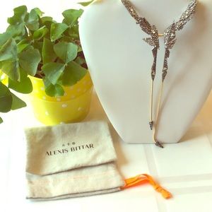 Alexis Bittar crystal encrusted necklace